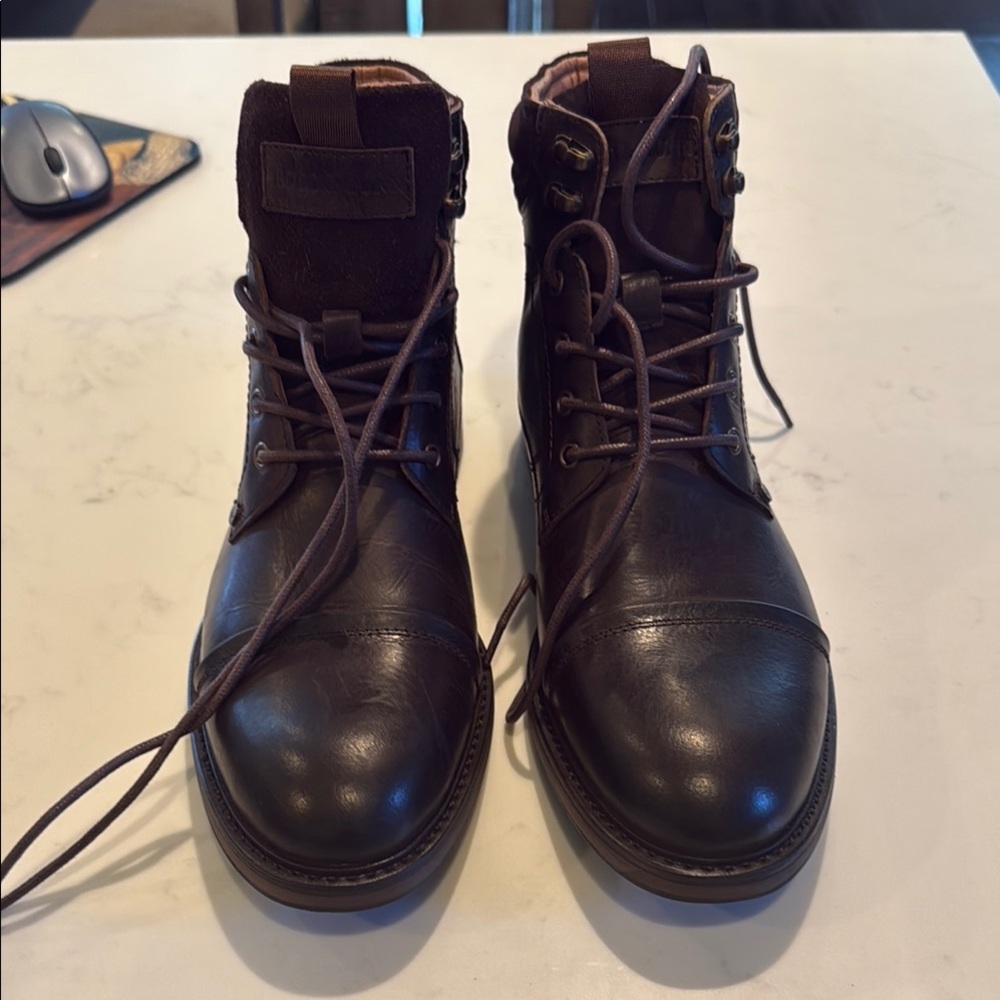 Rodd & Gunn Dark Brown Leather Boots